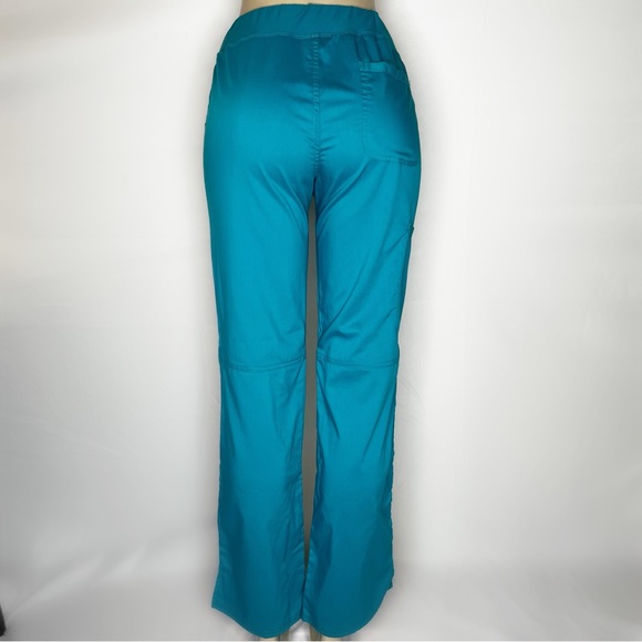 Cherokee Workwear Teal Scrubs, XS, LIKE NEW - Picture 3 of 5